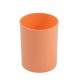 CUBILETE FAIBO PLASTICO PASTEL NARANJA